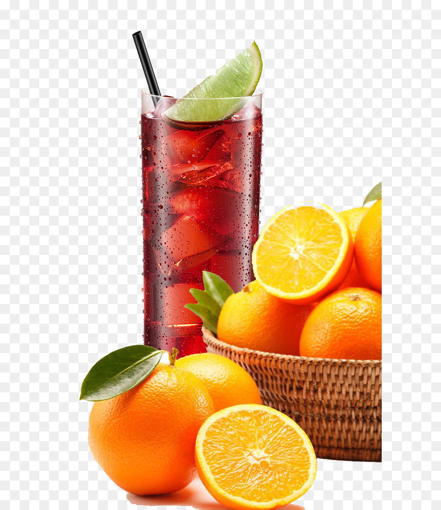 Jus Lorange Sanguine Cocktail Garnir PNG Jus Lorange Sanguine