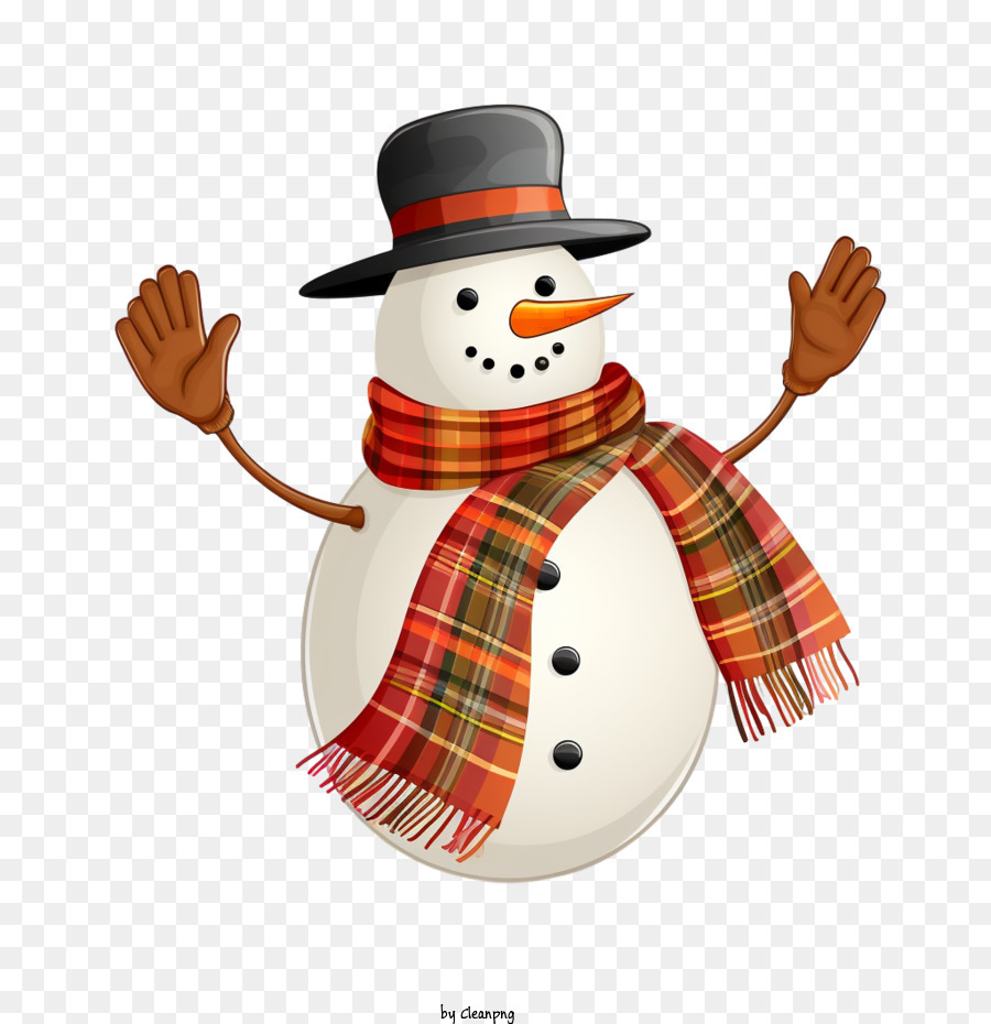 Bonhomme De Neige Foulard Chapeau PNG Bonhomme De Neige Foulard