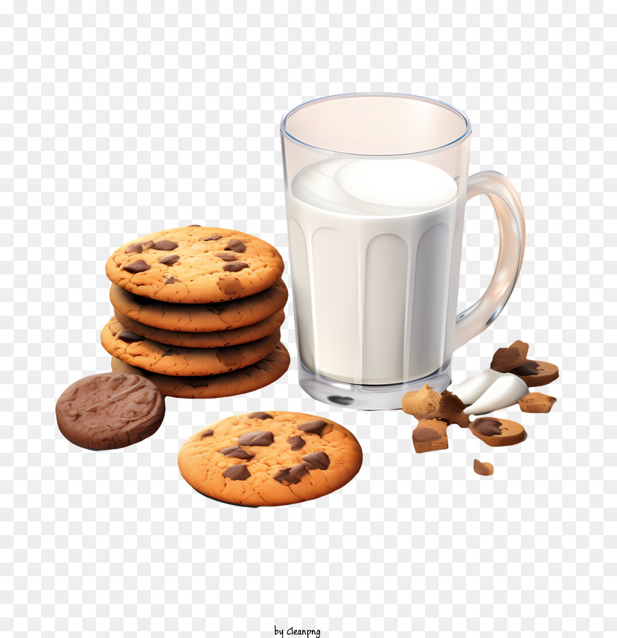 Biscuits Et Lait Les Cookies P Pites De Chocolat Png Biscuits Et