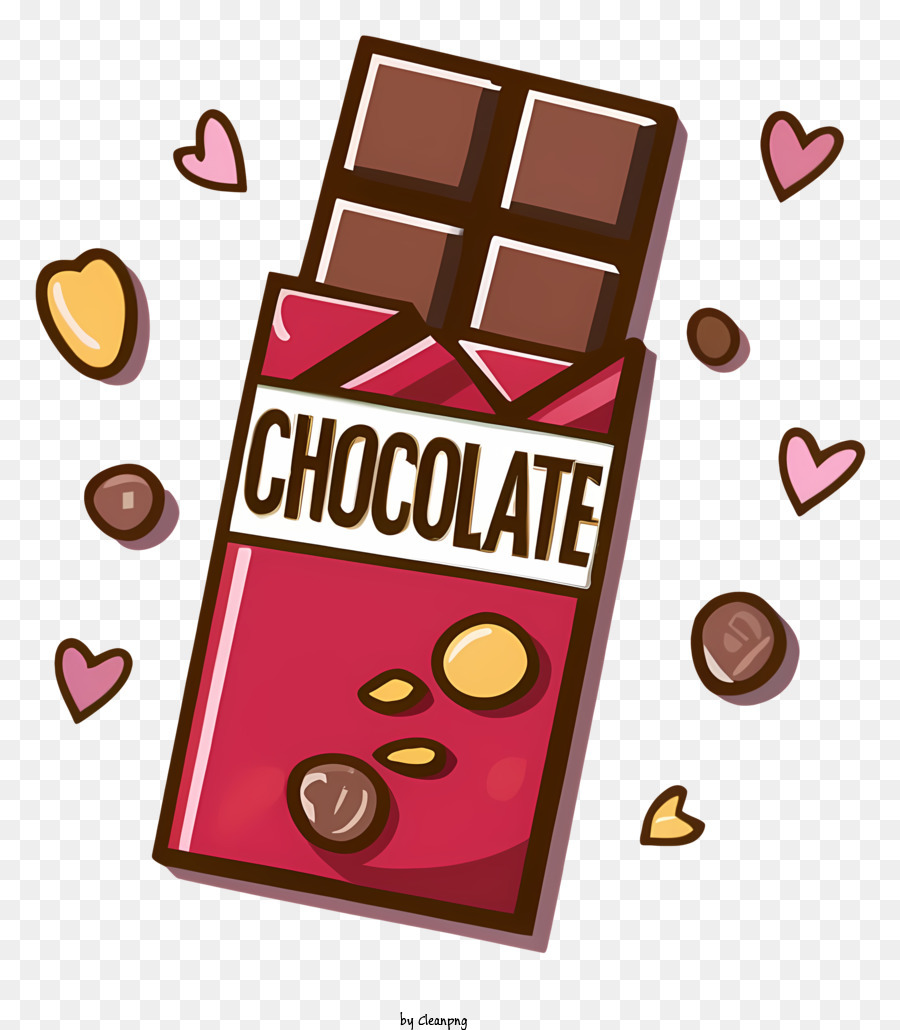 Barre De Chocolat Faire Fondre Le Chocolat Le Style Cartoon Png