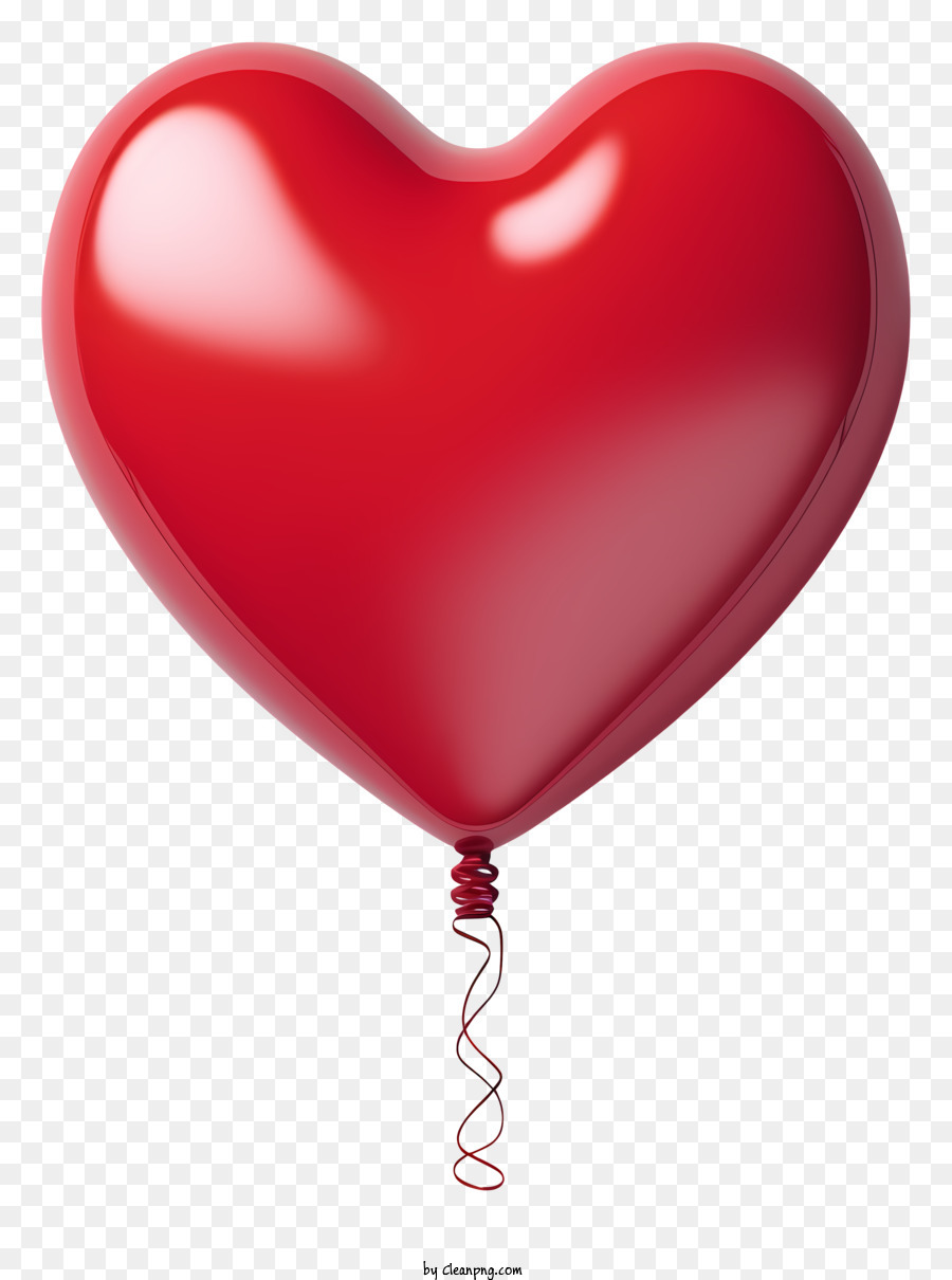 Coeur Ballon Rouge Heartshaped Ballon PNG Coeur Ballon Rouge