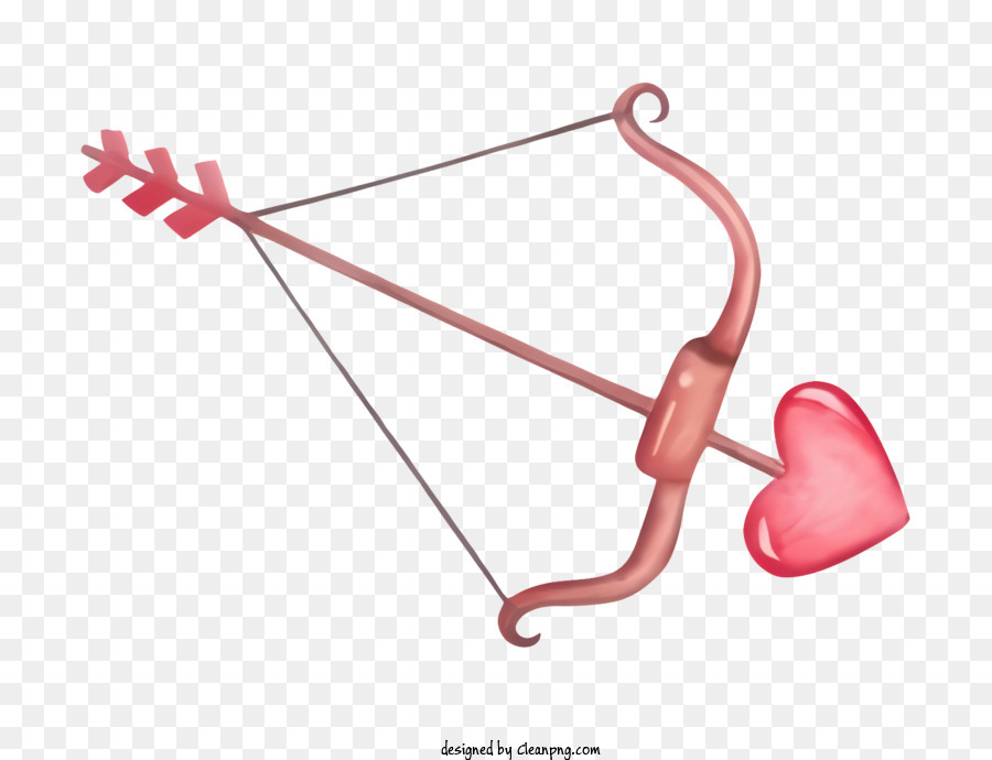 Cupidon Fl Che Pointe De Fl Che En Forme De C Ur Arc Bois Png