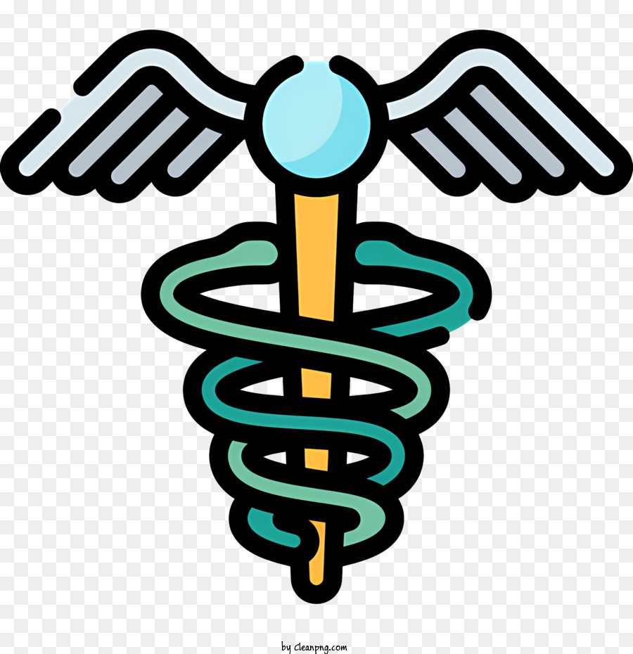 Icône Caduceus Caduceus Médical Symbole De Guérison PNG Icône