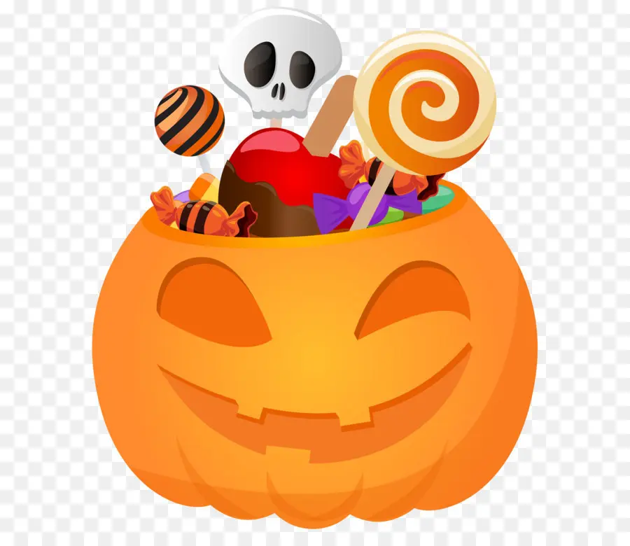 Bonbons D'halloween，Citrouille PNG