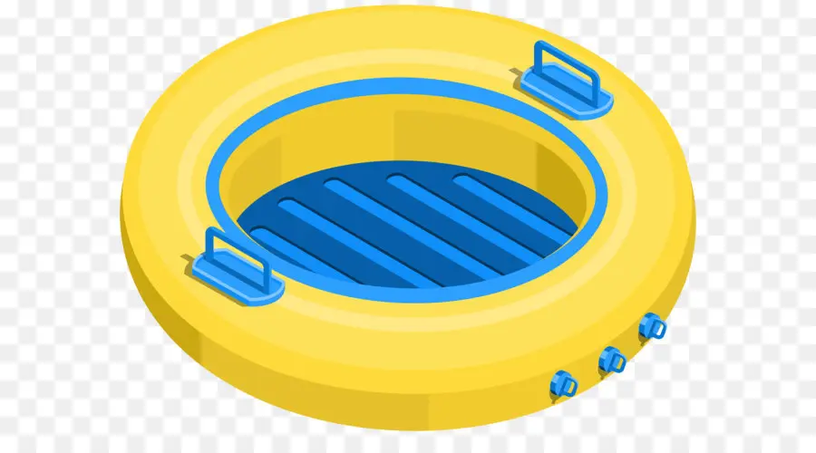 Tube Gonflable Jaune，Eau PNG