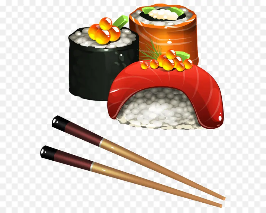 Sushis，Baguettes PNG