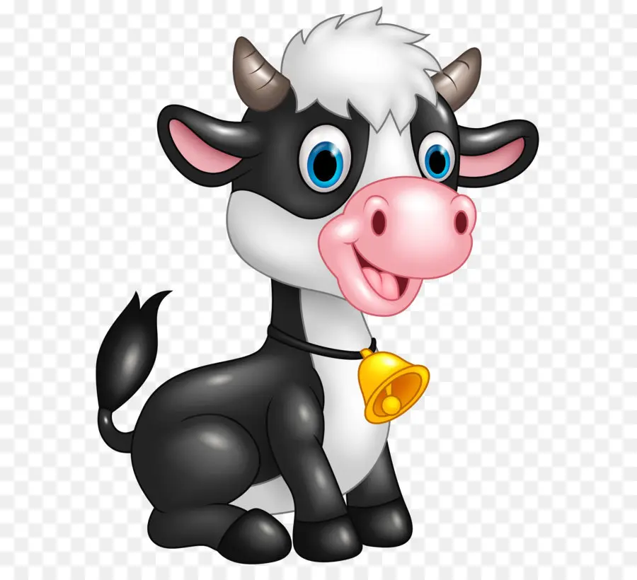 Vache De Dessin Animé，Mignon PNG