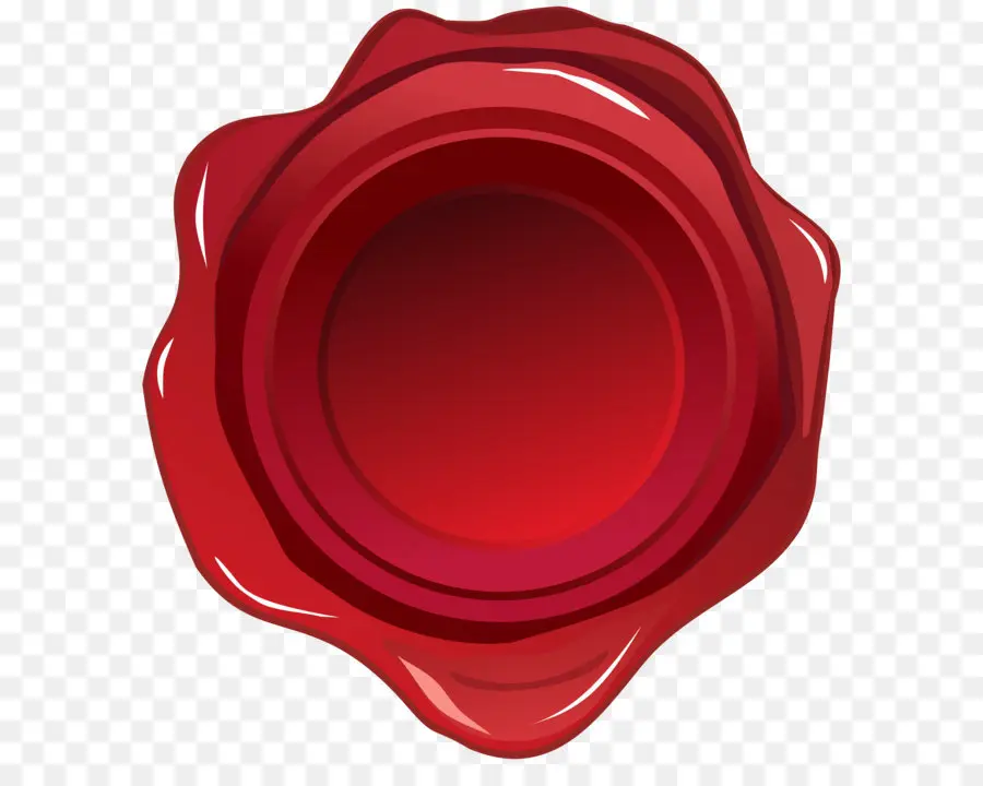 Sceau De Cire Rouge，Timbre PNG