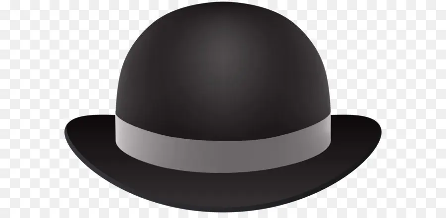 Chapeau Fedora，Gris PNG