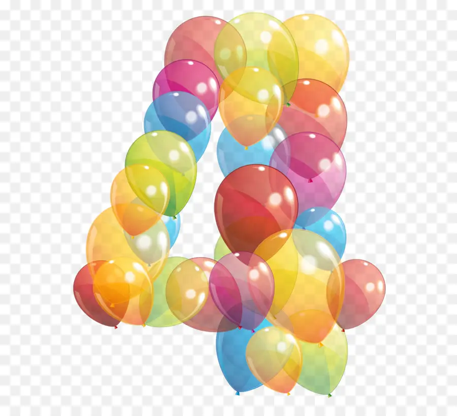 Ballons Colorés，Faire La Fête PNG