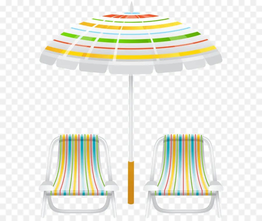 Parasol De Plage，Chaises PNG