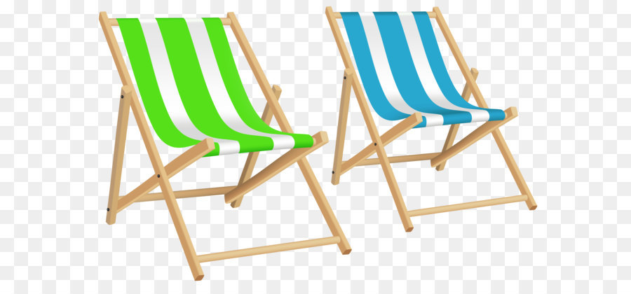 clipart chaise longue plage