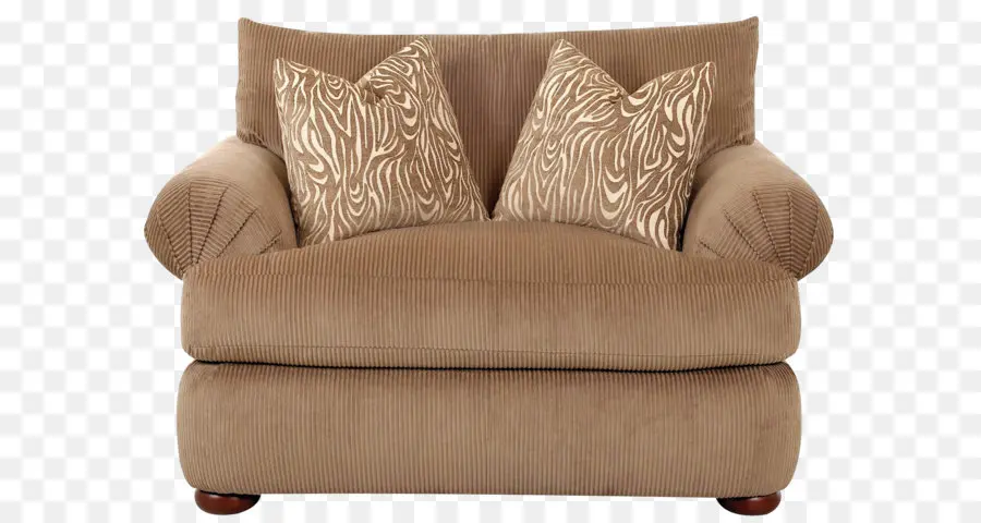 Fauteuil Marron，Coussins PNG