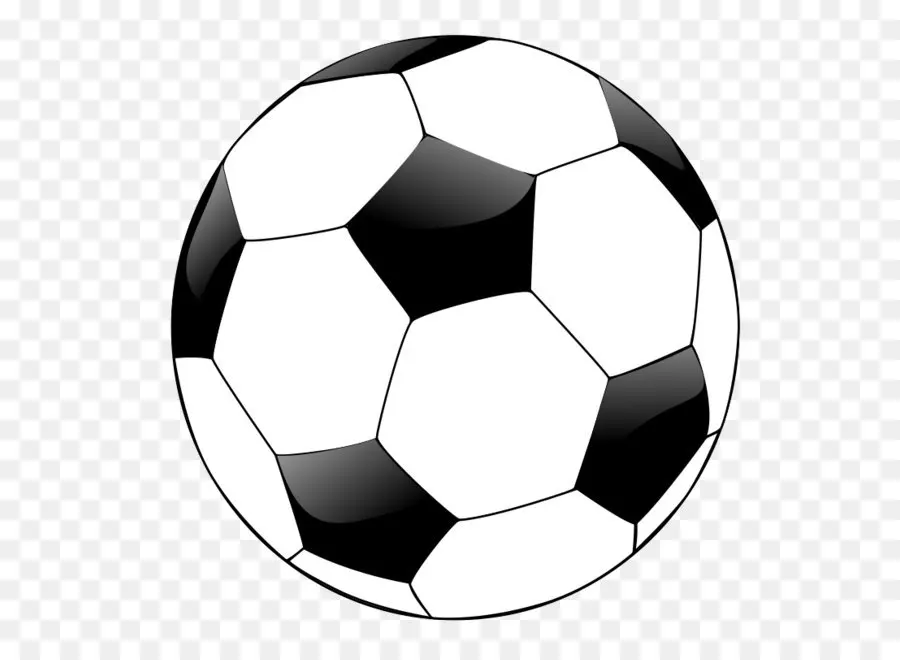 Ballon De Football，Noir Et Blanc PNG