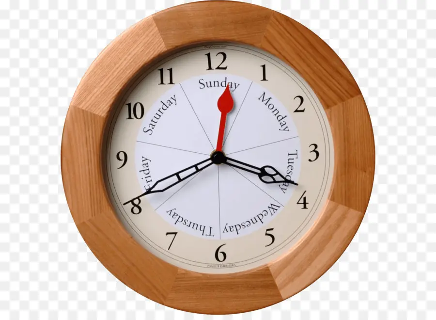 Horloge En Bois，Temps PNG