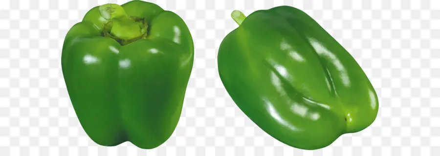 Poivrons Verts，Frais PNG