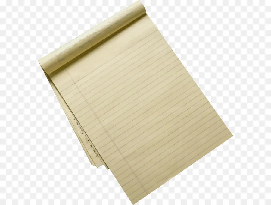 Bloc Notes Jaune，Papier PNG