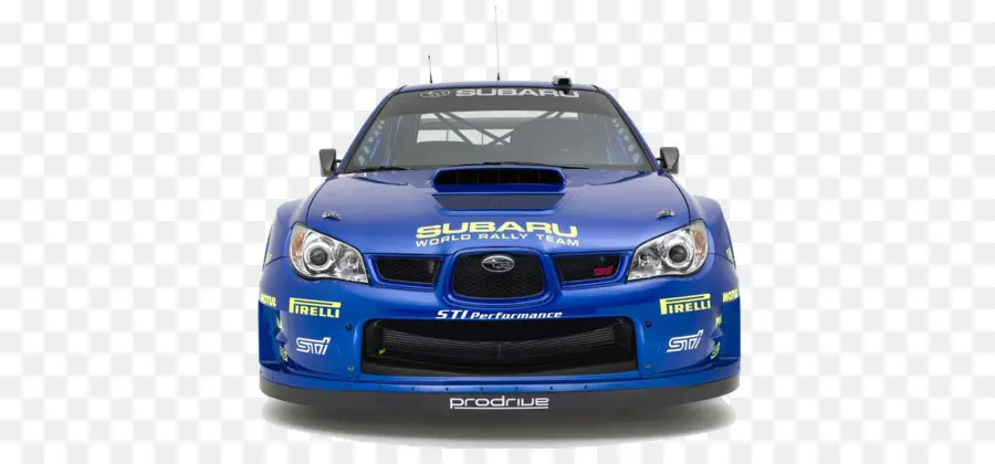 Voiture De Rallye Bleue，Subaru PNG