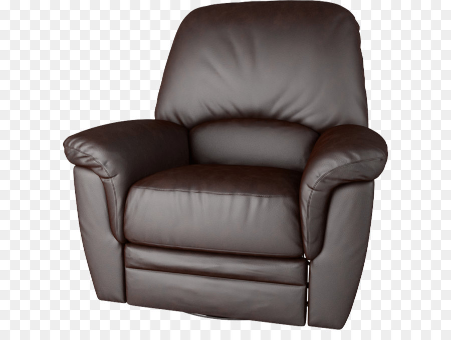 Fauteuil Marron，Meubles PNG