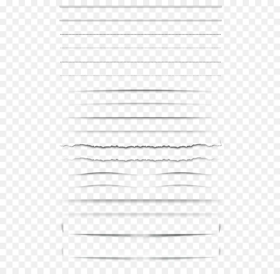 Lignes De Papier Et Bords Déchirés，Lignes PNG