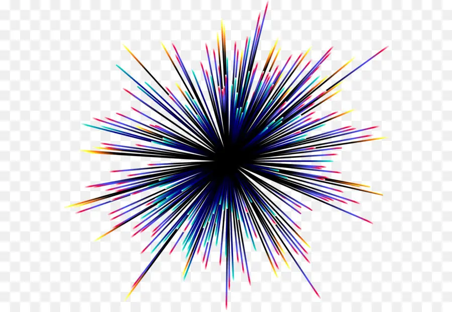 Explosion Colorée，Explosion PNG