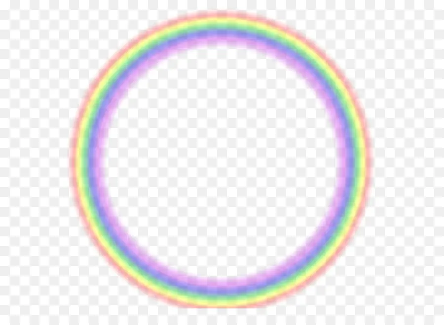 Cercle Arc En Ciel，Coloré PNG