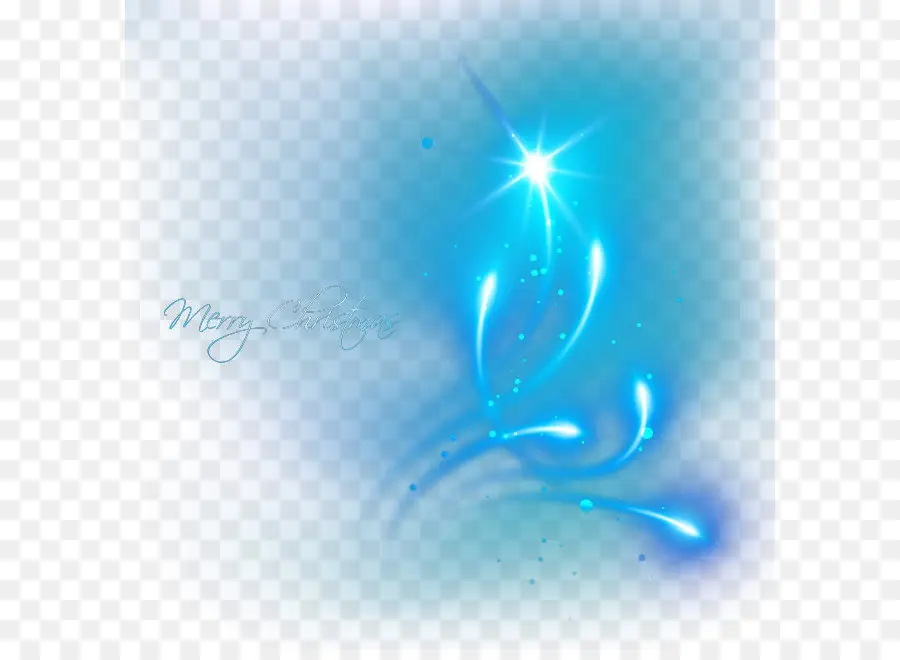 Sapin De Noël Bleu，Étoile PNG