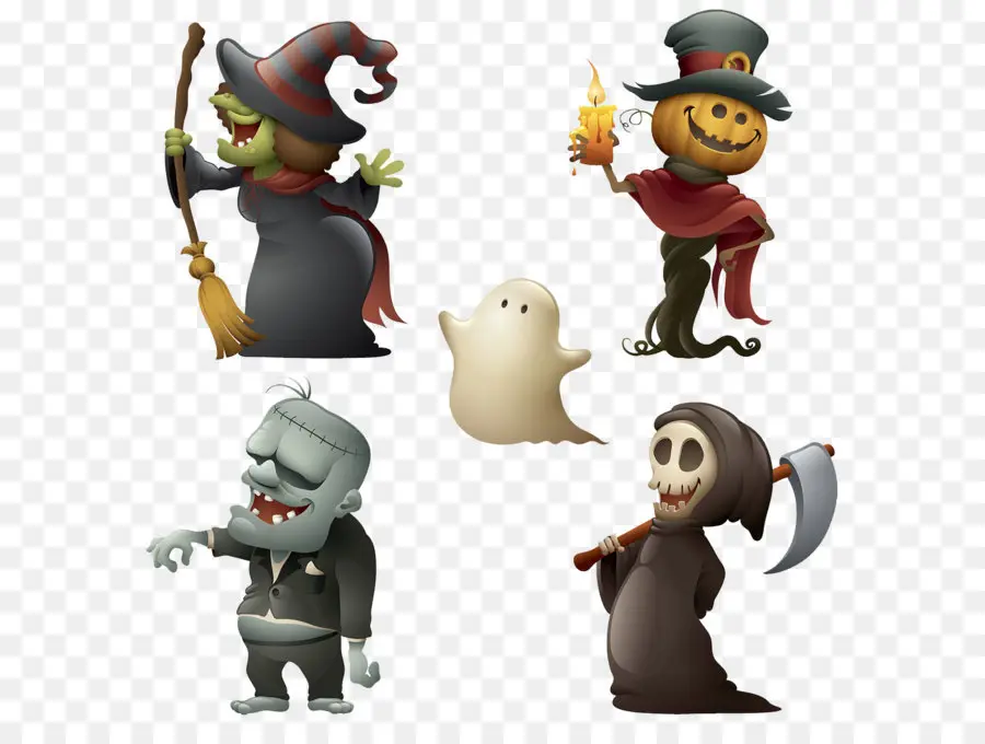 Personnages D'halloween，Sorcière PNG