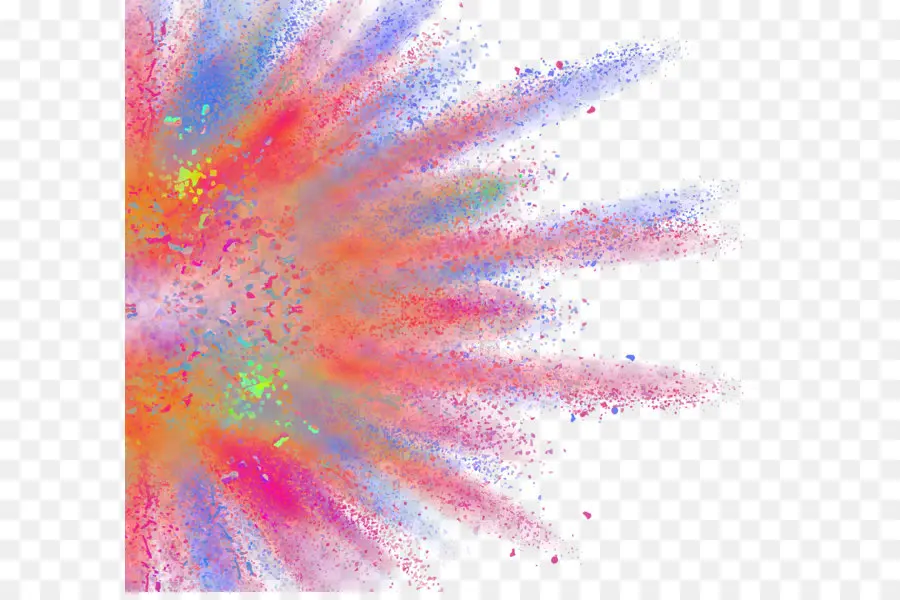 Explosion Colorée，Éclat De Couleur PNG