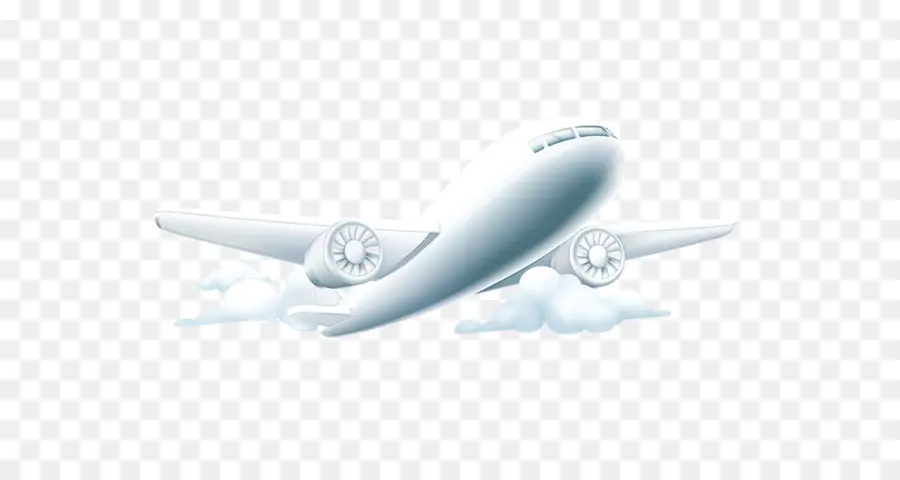 Avion，Nuages PNG