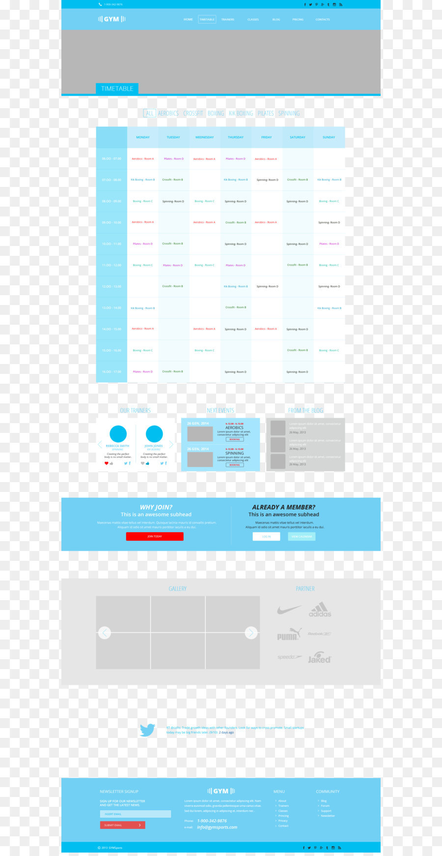 Disposition Du Site Web Du Gymnase，Salle De Sport PNG