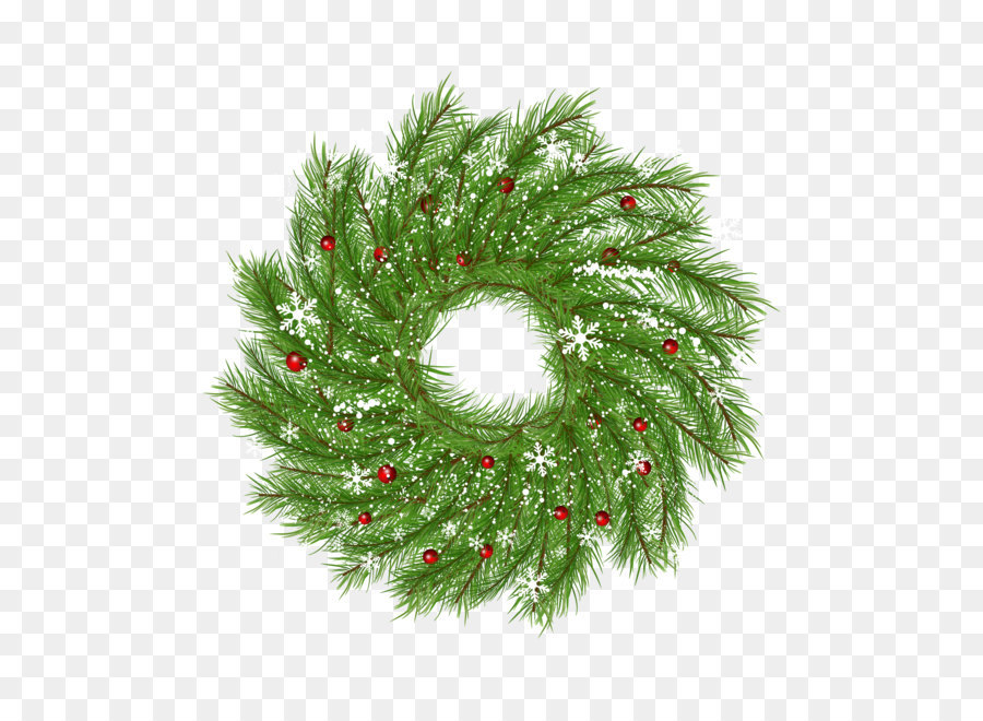 Couronne De Noël，Vert PNG