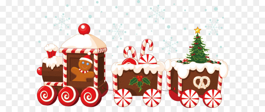 Train De Noël，Pain D'épice PNG