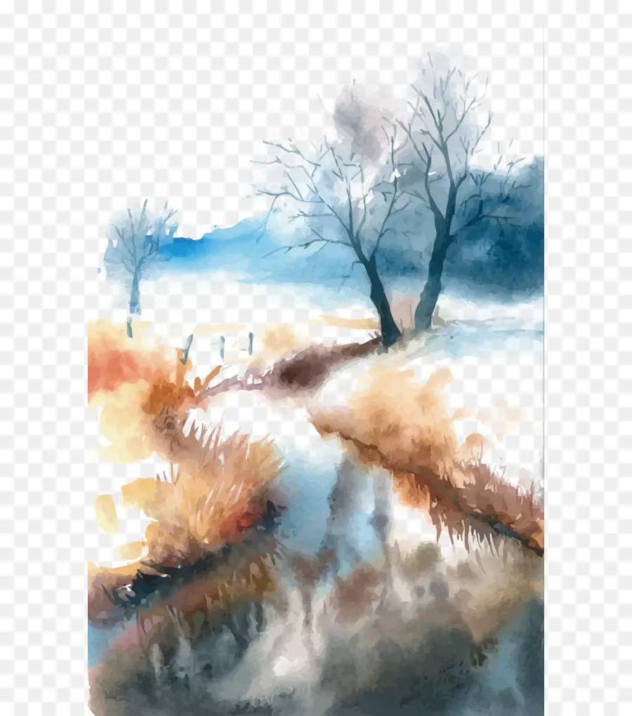 Aquarelle Peinture，Peinture PNG