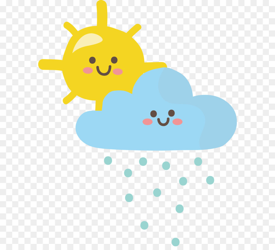 Soleil Et Nuage，Météo PNG