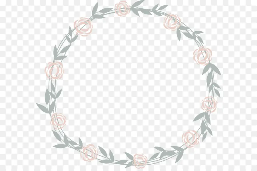 Couronne Circulaire Florale，Floral PNG