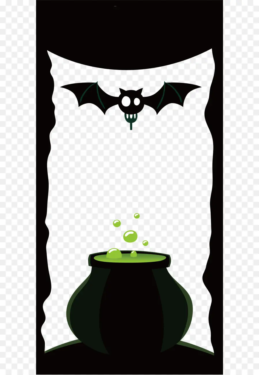 Chaudron D'halloween，Batte PNG