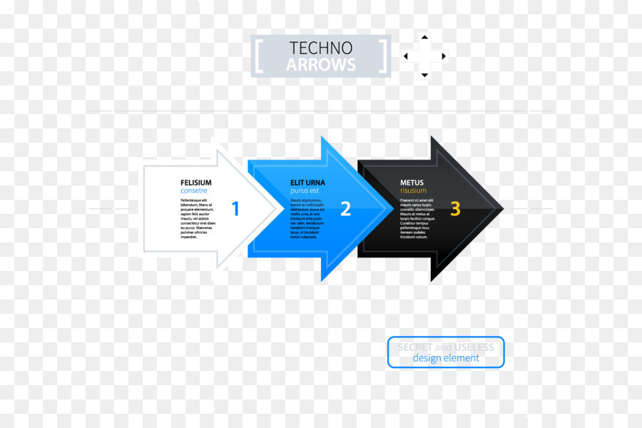 Flèches Techno，Mesures PNG