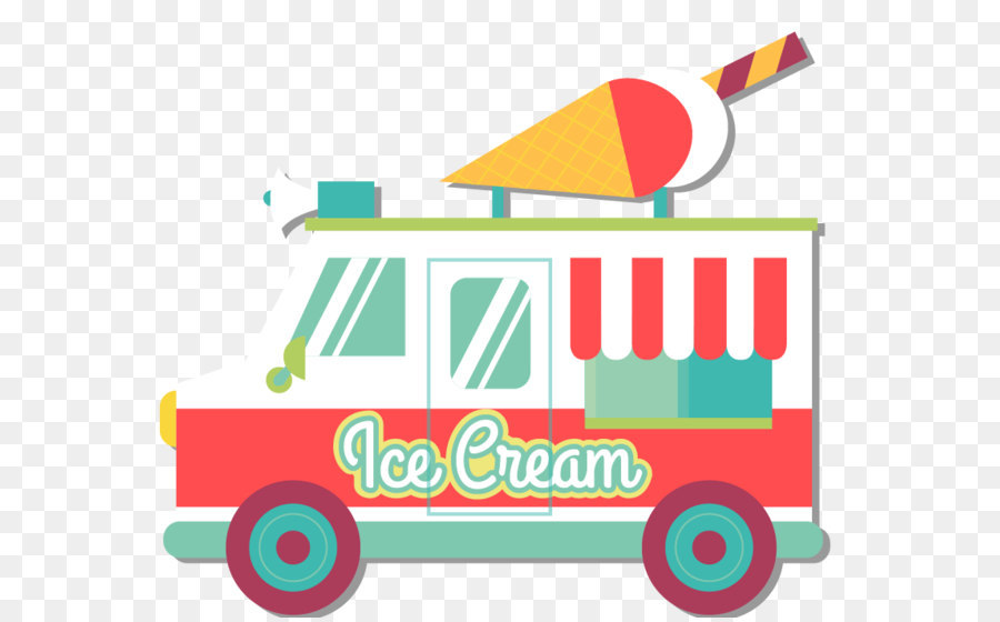 Camion De Crème Glacée，Dessert PNG