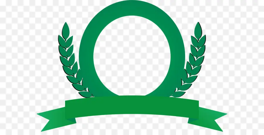 Couronne De Laurier Vert，Cercle PNG