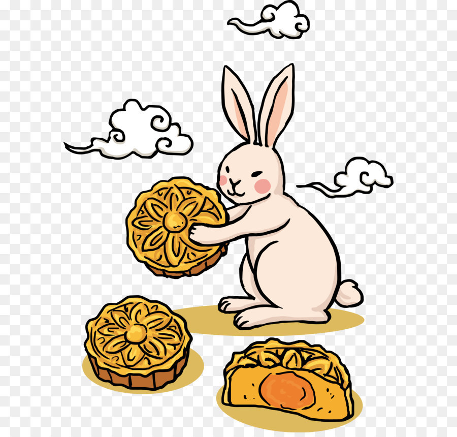 Lapin Aux Gâteaux De Lune，Gâteau De Lune PNG