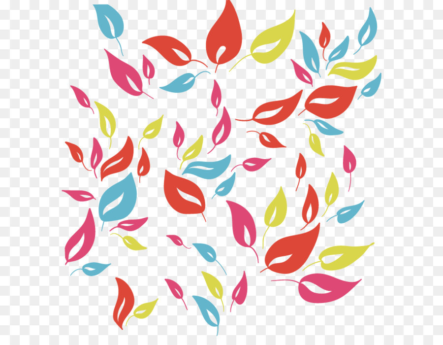 Feuilles，Coloré PNG