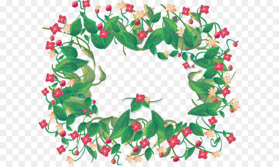 Couronne Florale，Fleurs PNG