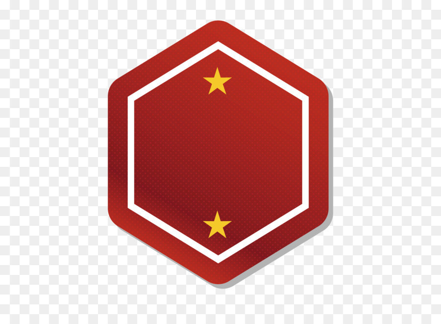 Insigne Hexagone Rouge，Emblème PNG