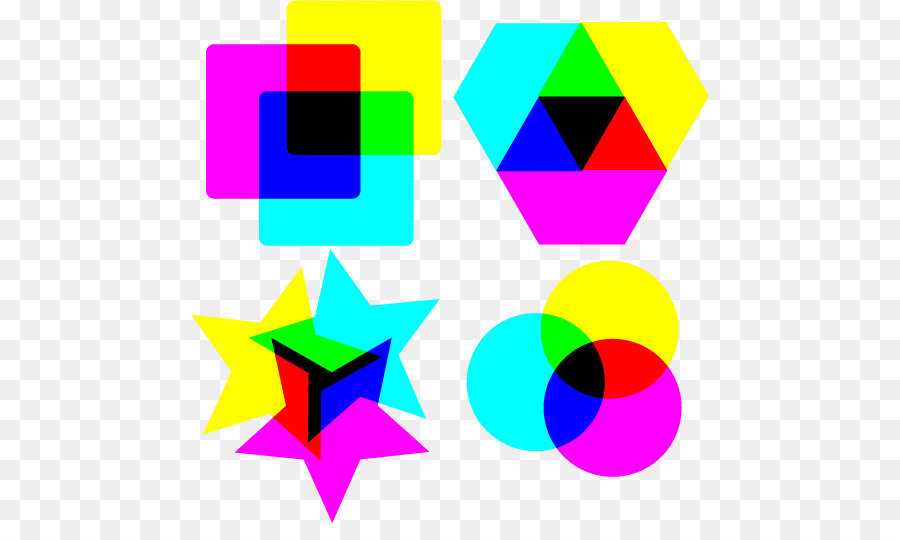 Formes Géométriques，Couleurs PNG