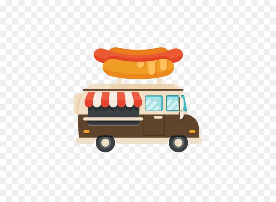 Camion De Nourriture Pour Hot Dogs，Nourriture PNG