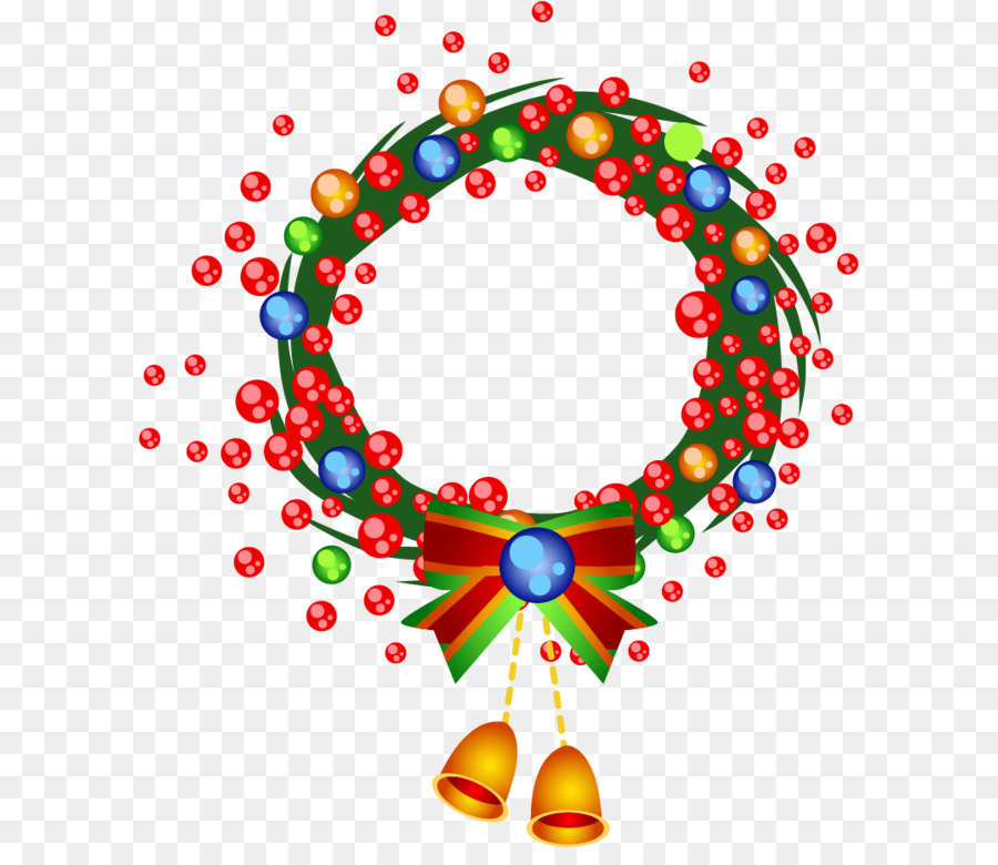 Couronne De Noël，Cloches PNG