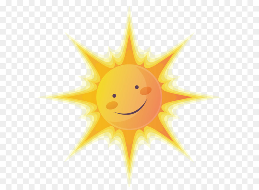 Soleil Souriant，Heureux PNG