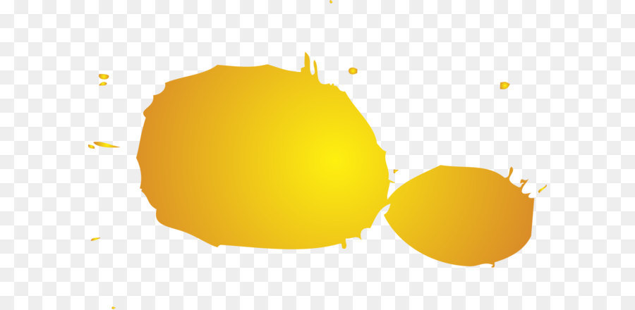 Éclaboussure De Peinture Jaune，Art PNG