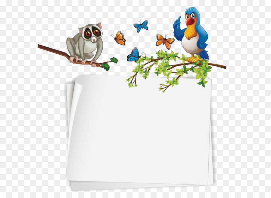 Animaux Avec Note Vierge，Animaux PNG